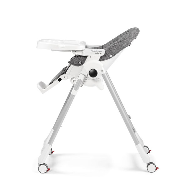 PEG PEREGO Jedálenská stolička Prima Pappa Follow Me Wonder Grey 2022+hrazdička