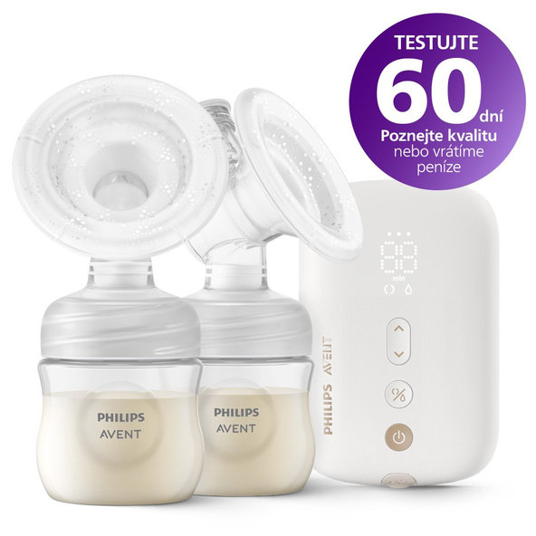 Philips AVENT Odsávačka materského mlieka elektronická nabíjacia DUO SCF398