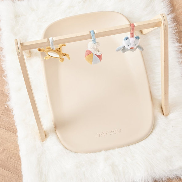 NATTOU Podložka prebalovacia mäkká Softy Beige bez BPA 50x70 cm