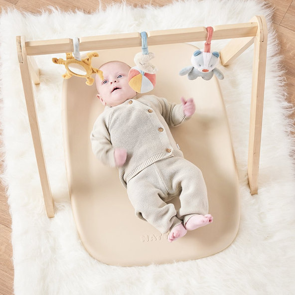 NATTOU Podložka prebalovacia mäkká Softy Beige bez BPA 50x70 cm