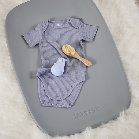 NATTOU Podložka přebalovací měkká Softy Grey bez BPA 50x70 cm