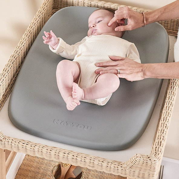 NATTOU Podložka přebalovací měkká Softy Grey bez BPA 50x70 cm