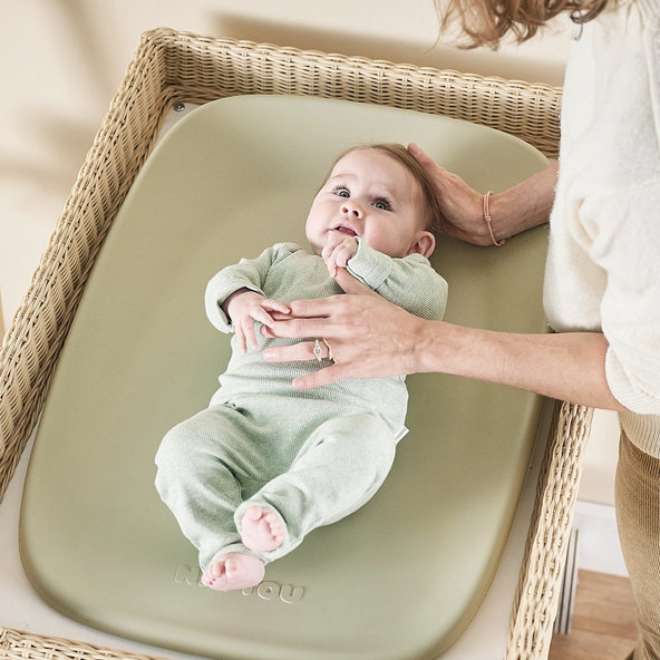 NATTOU Podložka přebalovací měkká Softy Green bez BPA 50x70 cm