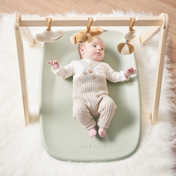 NATTOU Podložka přebalovací měkká Softy Green bez BPA 50x70 cm