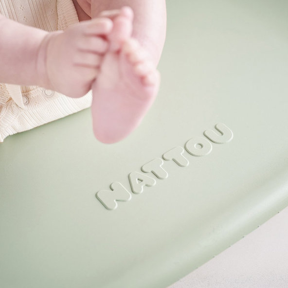 NATTOU Podložka přebalovací měkká Softy Green bez BPA 50x70 cm