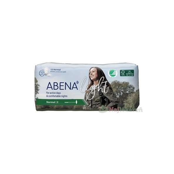 ABENA Light Normal 2 absorpčné vložky, priedušné, savosť 350ml,12ks