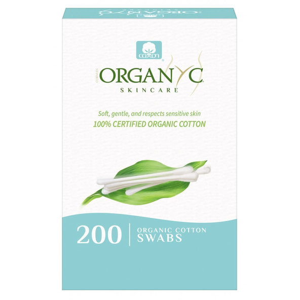 Bio vatové tyčinky Organyc 200ks