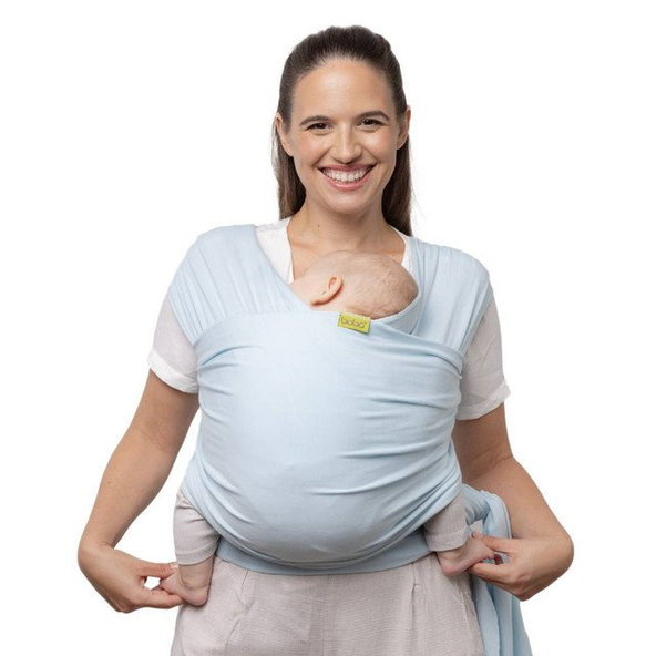 BOBA Nosič detí / šatka Wrap Serenity - Light Blue