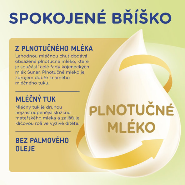 SUNAR Sensitive 2 Mleko pokračovacie 500 g, 6m+