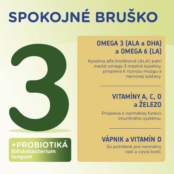 SUNAR Sensitive 3 Mlieko batoľacie 500 g, 12m+