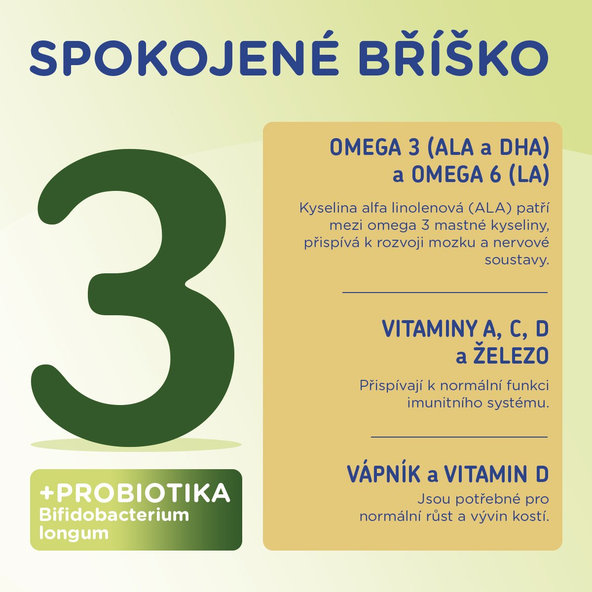 SUNAR Sensitive 3 Mlieko batoľacie 500 g, 12m+