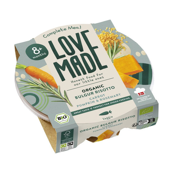 LOVEMADE Rizoto z bulguru pre deti od 8. mesiaca, 225 g