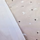 LITTLE ANGEL Deka dvojitá tenká BIO Outlast® 70x100cm béžová hviezdičky/biela