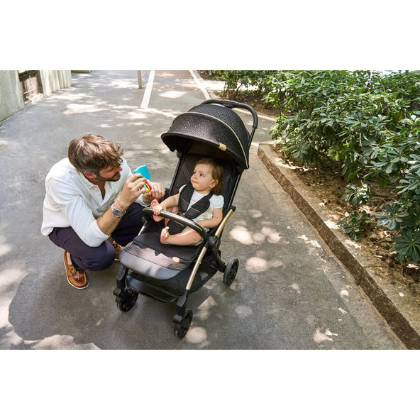 CHICCO Kočík športový Goody Xplus - Black Re_Lux Eco+