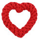 Pet Nova ROPE- HEART bavlnená hračka pre psa