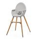 KINDERKRAFT Stolička jedálenská FINI2 Grey