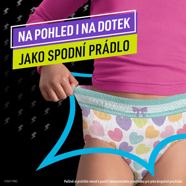 PAMPERS Nohavičky plienkové Ninjamas Pyjama Pants Kosmické lode, 9 ks, 8 rokov, 27kg-43kg