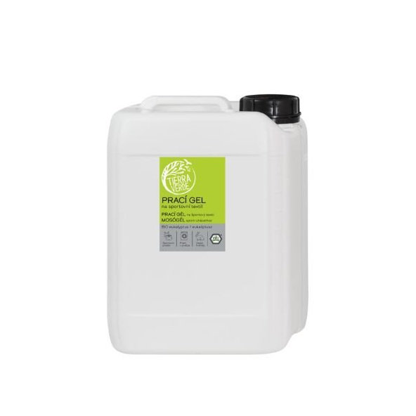 Prací gél z mydlových orechov na športový funkčný textil Tierra Verde 5l