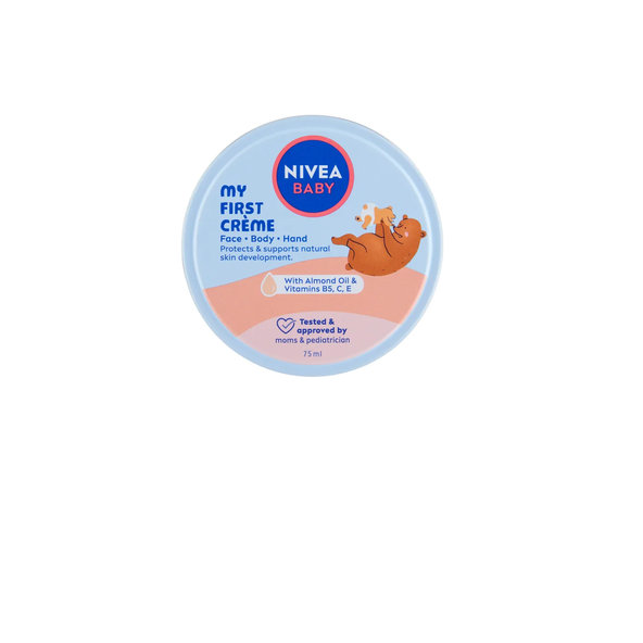 Nivea Baby krém na tvár, telo a zadoček 75ml