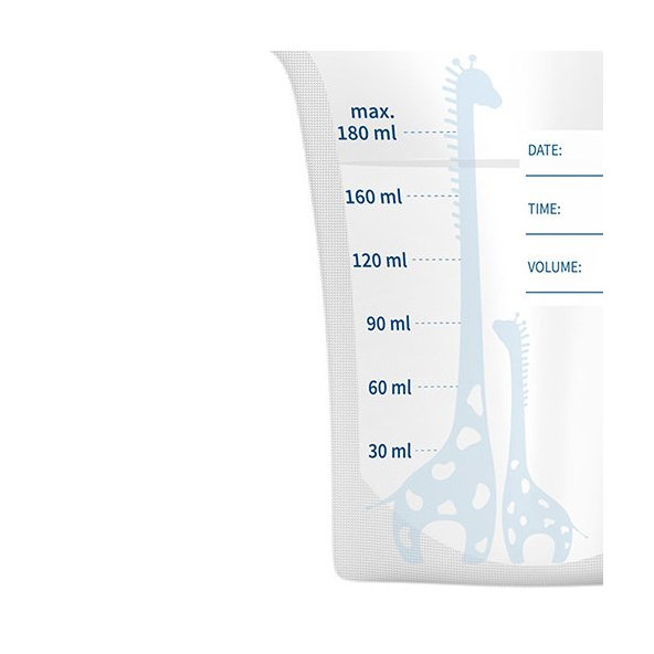 BABYONO Sáčky na materské mlieko 180 ml 30 ks