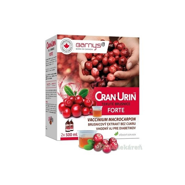Barny's CRAN-URIN FORTE na močové cesty 1000 ml