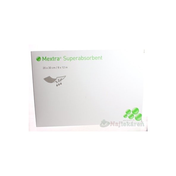Mextra Superabsorbent obväz 20x30 cm 10ks