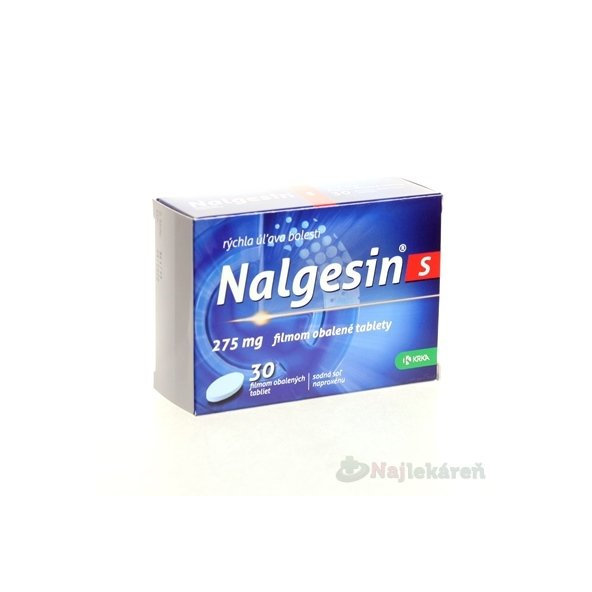Nalgesin S na zmiernenie bolesti 30 tbl