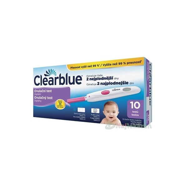 Ovulačný test Clearblue digitálny set