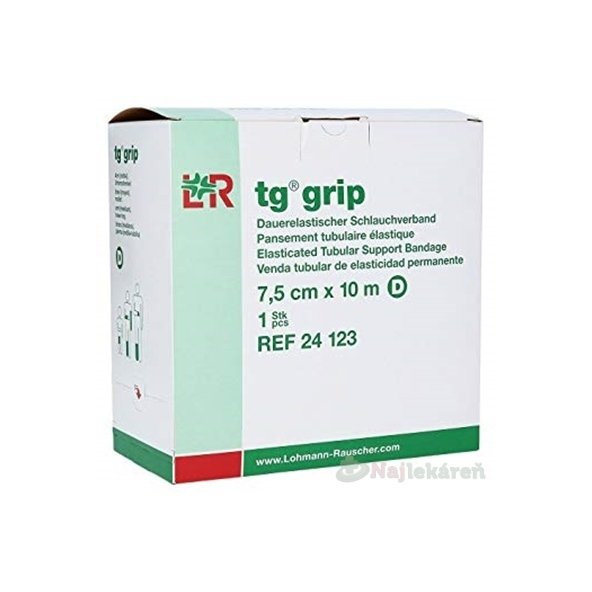 TG-GRIP D 7,5cmx10m  výstužný tubulárny obväz na ruku (strednú), predkolenie rolka 1ks