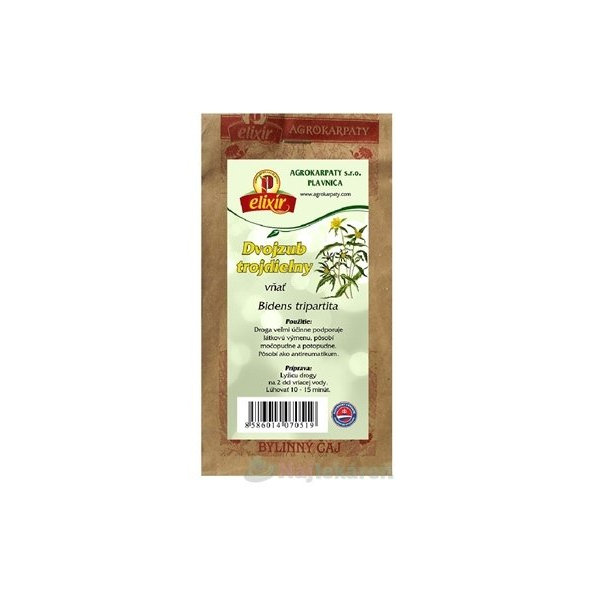 AGROKARPATY DVOJZUB TROJDIELNY vňať, 30g