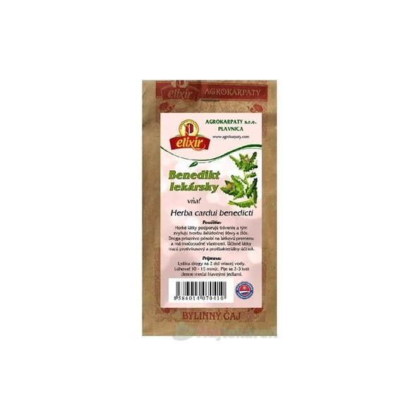 AGROKARPATY BENEDIKT LEKÁRSKY vňať, 30g