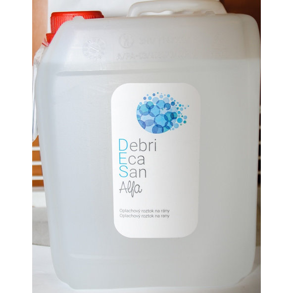 DebriEcaSan Alfa oplachový roztok na rany  5l