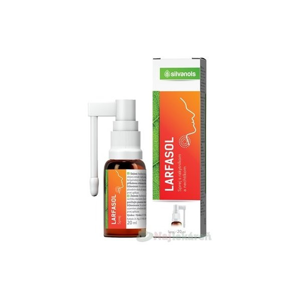 Silvanols LARFASOL na bolesť hrdla 20 ml