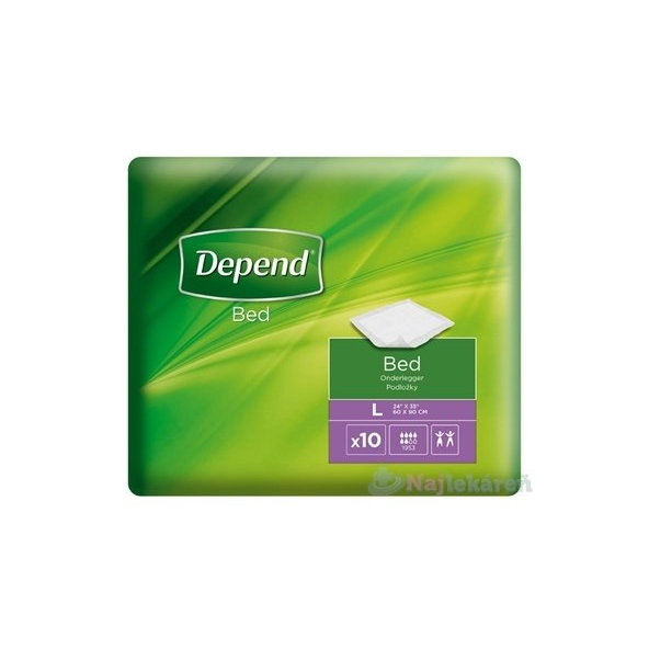 DEPEND Bed LARGE 60x90 cm absorbčné podložky 10ks