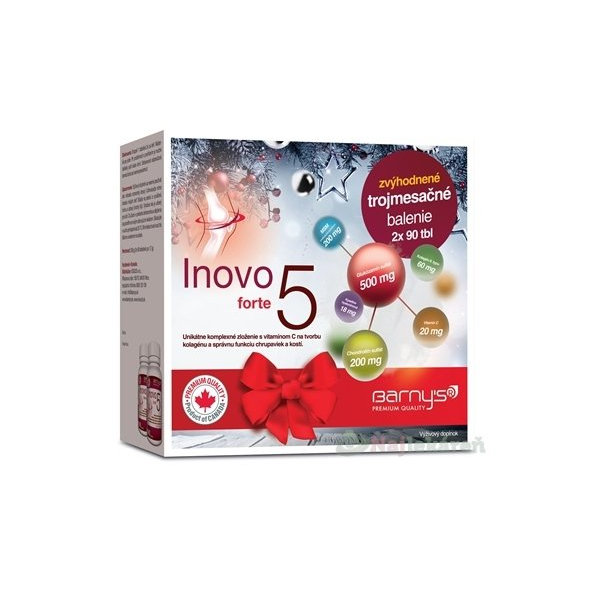 Barny's INOVO 5 forte, k správnej tvorbe kolagénu, 180 ks