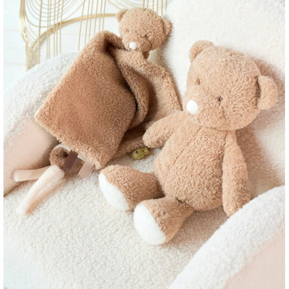 NATTOU Hračka plyšová Teddy medvedík 30 cm, 0m+