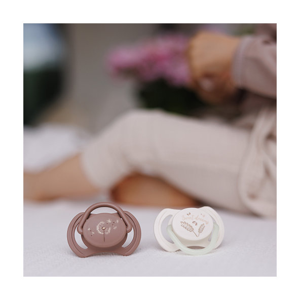 BABYONO Cumlíky silikónové symetrické 18m+ 2 ks