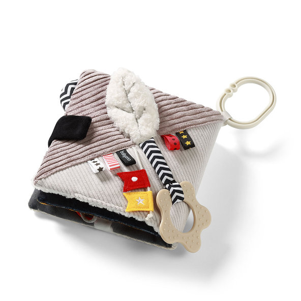 BABYONO Knižka senzorická kontrastná Mouse 0 m+