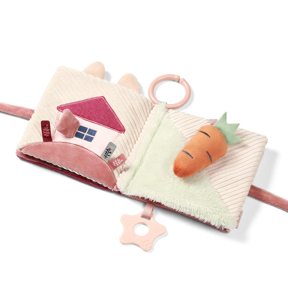 BABYONO Knižka senzorická Rabbit Karo 0m+ 1 ks