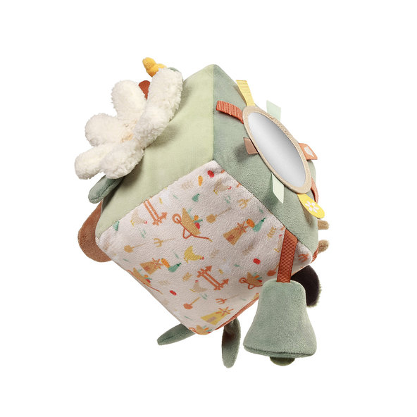 BABYONO Kocka senzorická Cow Bingo 0m+