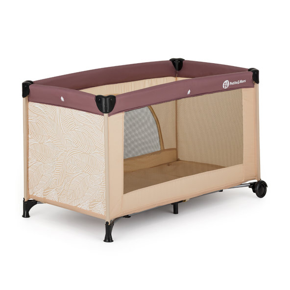 PETITE&MARS Postieľka cestovná Nyja Urban Jungle Sand