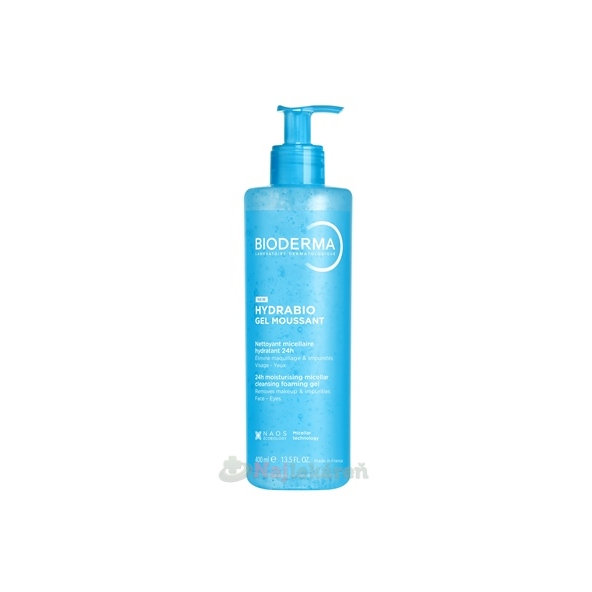 BIODERMA Hydrabio Čistiaci hydratačný penivý gél 400ml