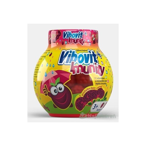 VIBOVIT + IMUNITY s príchuťou bazy 50ks