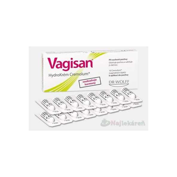 Vagisan HydroKrém Cremolum 16ks