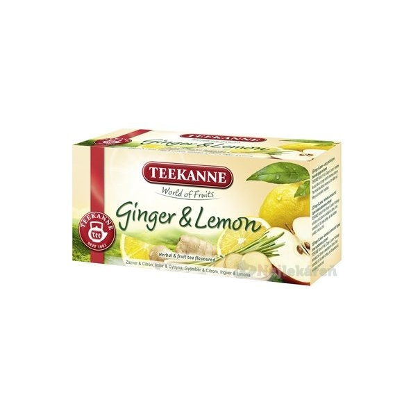 TEEKANNE WOF GINGER & LEMON, 20x1,75 g