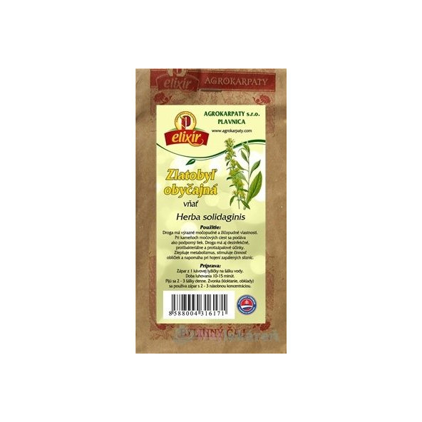 AGROKARPATY ZLATOBYĽ OBYČAJNÁ vňať, 30g