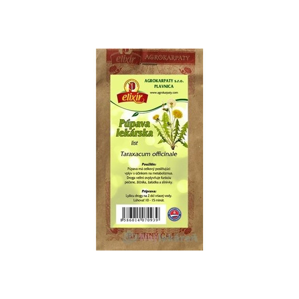 AGROKARPATY PÚPAVA LEKÁRSKA list, 30g