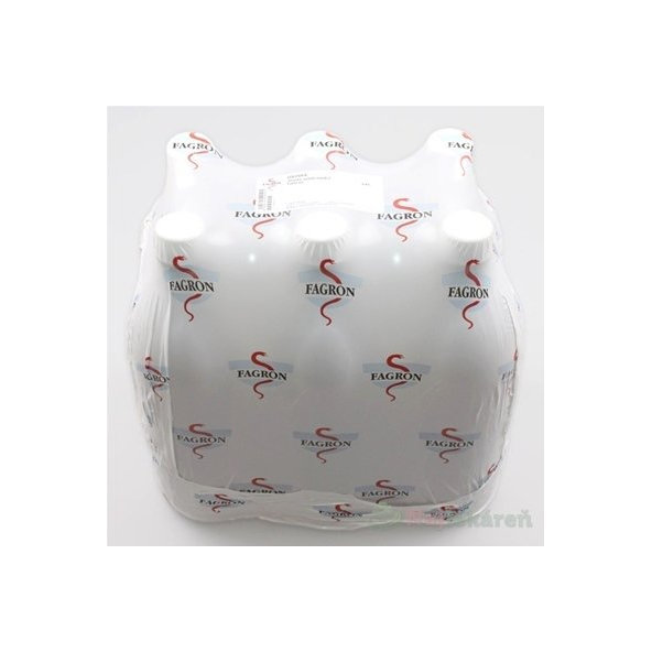 FAGRON Liekovka 1000 ml hnedá, skrutkov. uzáver 6ks