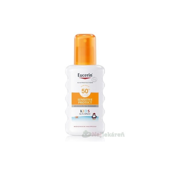 Eucerin SUN SENSITIVE PROTECT SPF 50+ detský sprej 200ml