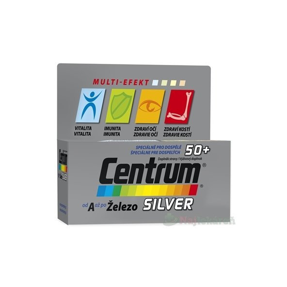 Centrum Silver pre 50+ 30tbl